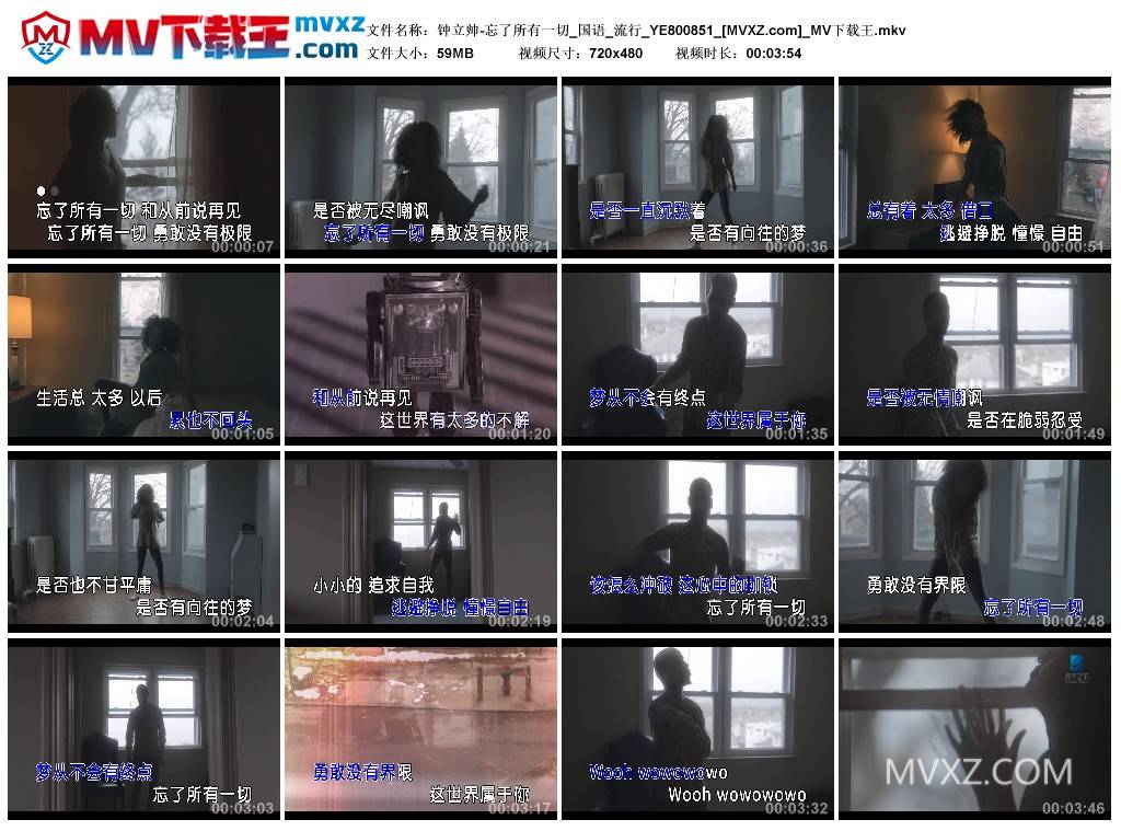 钟立帅-忘了所有一切_国语_流行_YE800851